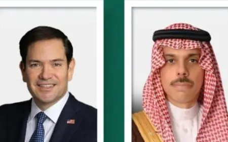 وزير الخارجية السعودي ونظيره الأمريكي يتناولان تطورات الأوضاع الإقليمية