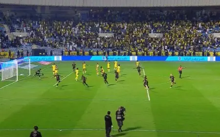 شاهد ملخص وأهداف مباراة الخليج والاتحاد المثيرة (4-4) في دوري روشن السعودي