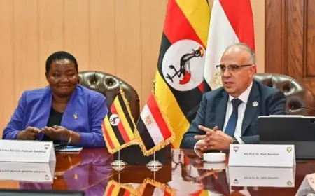 وزير الري يعقد مباحثات لتعزيز التعاون بين مصر وأوغندا في إدارة المياه