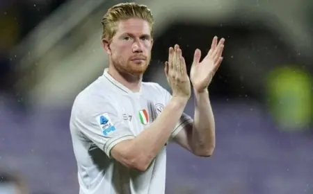 نابولي في حالة قلق بسبب إصابة النجم دي بروين