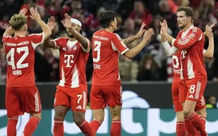 بايرن ميونيخ يوجه ضربة قوية لليفركوزن بتشكيلة احتياطية ويحقق رقما قياسيا جديدا