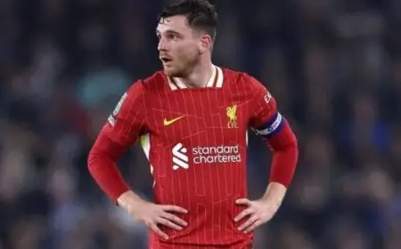 روبرتسون يحذر ليفربول من تراجع مستواه ويؤكد ضرورة العمل الجاد للخروج من الأزمة