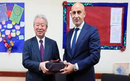وزير التعليم يعقد مباحثات مثمرة مع رئيس الوكالة اليابانية للتعاون الدولي جايكا لتعزيز التعاون التعليمي