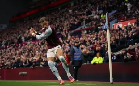 ماتي كاش يتألق ويقود أستون فيلا للتقدم على مانشستر سيتي في الشوط الأول بالفيديو