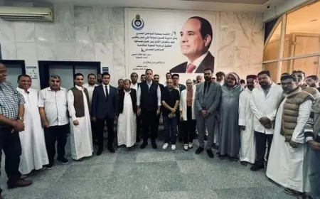 نائب وزير الصحة يقوم بجولة تفقدية في مستشفى الضبعة المركزي بمطروح