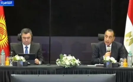 مدبولي والرئيس القرغيزي يتبادلان مذكرات تفاهم تعزز العلاقات بين مصر وقرغيزستان