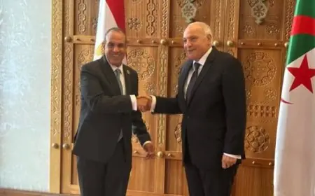 وزير الخارجية يناقش تعزيز العلاقات الثنائية مع نظيره الجزائري والقضايا المشتركة