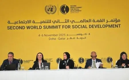 وزيرة التضامن تفتتح فعالية أجيال متحدة في الدوحة لتعزيز التضامن الاجتماعي