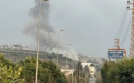 جيش الاحتلال ينفذ غارات جوية مكثفة ضد أهداف عسكرية لحزب الله