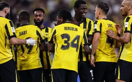 الاتحاد يظهر براعة قوته أمام الشارقة في دوري أبطال آسيا للأندية النخبة