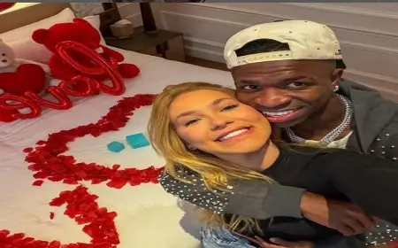 فينسيوس يعيش قصة حب مع فيرجينيا بينما تتعقد مستقبله في ريال مدريد