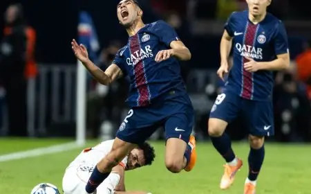 أشرف حكيمي يغيب عن الملاعب حتى نهاية 2025 بسبب الإصابة