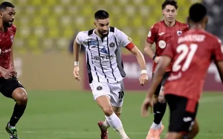 الشباب السعودي يتعادل مع الريان بدوري أبطال الخليج رغم النقص العددي بـ10 لاعبين