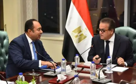 وزير الصحة يستعرض خطوات إنشاء مستشفى النيل المتخصص للأطفال