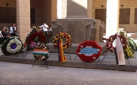 القوات المسلحة تحتفل بالذكرى السنوية الـ83 لشهداء معركة العلمين