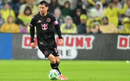 ليونيل ميسي يتربع على عرش التشكيلة المثالية في الدوري الأمريكي