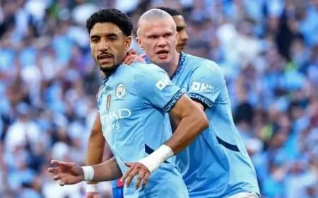 بيب جوارديولا يؤكد أهمية وجود مرموش وهالاند معًا في الفترة المقبلة