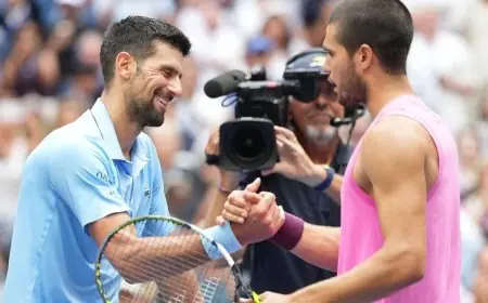 صراع الأجيال في التنس دجوكوفيتش وألكاراز يتواجهان في نهائي مثير لموسم 2023