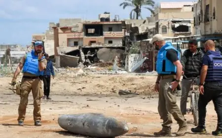 منظمة تحذر من أن عملية تطهير غزة من الذخائر غير المنفجرة قد تستغرق 30 عاماً