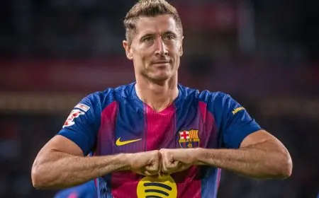 ليڤاندوفسكي يكشف موقفه من الانتقال إلى ميلان في يناير بعد الشائعات حول مغادرته برشلونة