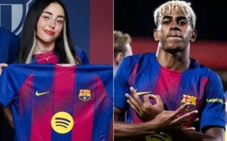 لامين يامال يفاجئ الجميع بإعلانه انفصاله عن نيكي نيكول