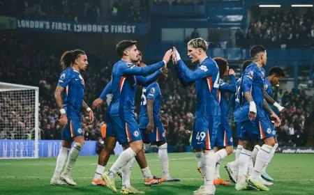 تشيلسي يحقق انتصاراً مثيراً ويحتل المركز الثاني في الدوري الإنجليزي بعد الفوز على الذئاب