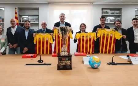 موعد المباراة التضامنية المرتقبة بين فلسطين وكتالونيا يثير حماس الجماهير