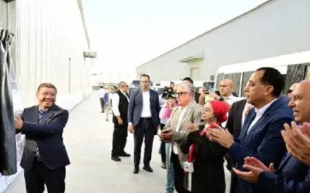 مدبولي يضع حجر الأساس لمصنع تشينج شان لإنتاج المواسير الصلب باستثمارات تصل إلى 4.5 مليون دولار