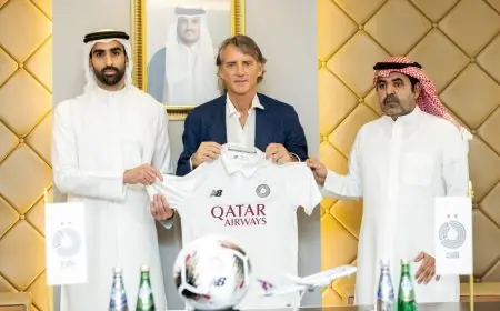 روبرتو مانشيني يوقع عقداً مع السد القطري يمتد حتى 2028