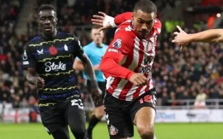 إيفرتون وسندرلاند يتقاسمان النقاط في مباراة مثيرة وصراع المراكز الأولى يتأجج