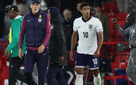 بيلينغهام على دكة البدلاء في مباراة إنجلترا وصربيا ضمن تصفيات كأس العالم