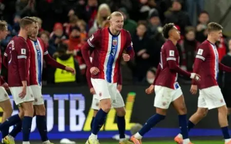 النرويج تكتسح إستونيا وتتأهل لكأس العالم بعد غياب دام 28 عاماً