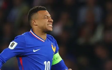 كيليان مبابي يغيب عن ريال مدريد بسبب التهاب في كاحله الأيمن