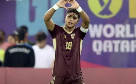 فنزويلا تحقق انتصاراً ساحقاً على إنجلترا بثلاثية في مونديال الناشئين ضمن مجموعة مصر