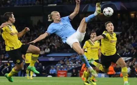 مانشستر سيتي يواجه دورتموند في مباراة مثيرة بقمة دوري أبطال أوروبا