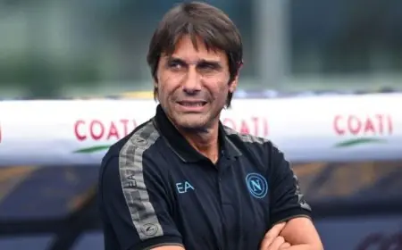 كونتي يكشف عن تشكيلة نابولي المثيرة لمواجهة فرانكفورت في دوري أبطال أوروبا