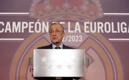 فلورنتينو بيريز يوجه انتقادات حادة ضد خافيير تيباس واليويفا والتحكيم الإسباني