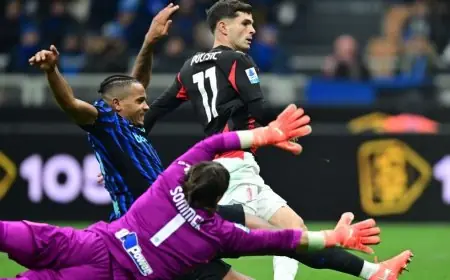 ميلان يحقق انتصاراً مثيراً على إنتر في ديربي الغضب