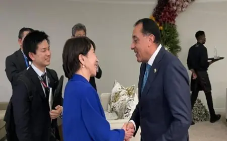 رئيس الوزراء يعبر عن رغبة قوية في تعزيز التعاون المشترك مع رئيسة وزراء اليابان