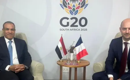 وزير الخارجية يناقش القضايا المهمة مع نظيره الفرنسي في قمة مجموعة العشرين