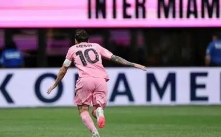 ميسي يتألق بهدف وثلاث تمريرات حاسمة ويقود إنتر ميامي إلى نهائي المؤتمر الشرقي في الدوري الأمريكي