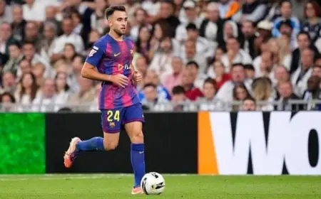 جارسيا يوافق مبدئيًا على تجديد عقده مع برشلونة لتعزيز مستقبله الكروي