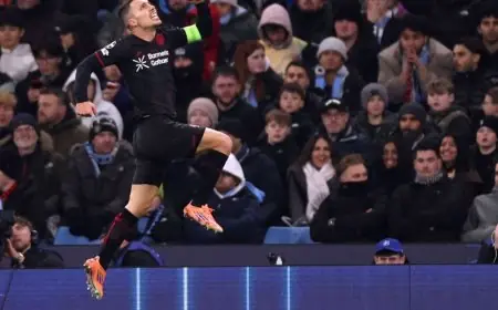 ليفركوزن يثأر من جوارديولا ويتقدم بالشوط الأول في مواجهة مثيرة