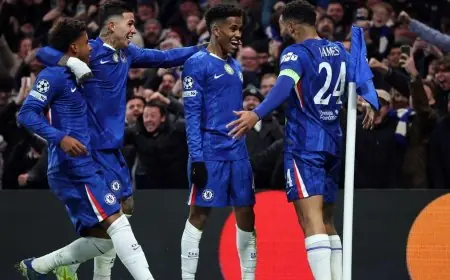 تشيلسي يرسل رسالة قوية لأرسنال بعد الفوز الساحق على برشلونة في دوري الأبطال