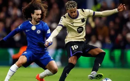 حارس تشيلسي يسخر من لامين يامال ويقول كوكوريا احتفظ بك في جيبه