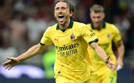 لوكا مودريتش يؤكد منافسة ميلان لريال مدريد في الشهرة والتاريخ