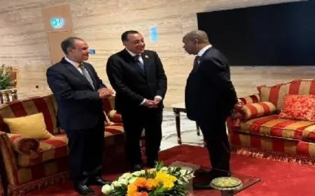 رئيس أنجولا يستقبل رئيس الوزراء في القمة السابعة تعزيزاً للعلاقات الثنائية
