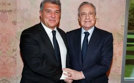 لابورتا يؤكد أن ريال مدريد مهووس ببرشلونة ويستفيد دائماً من دعم الحكام