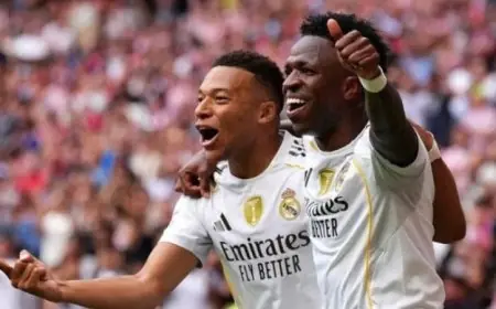 تشكيلة ريال مدريد لمواجهة أولمبياكوس في دوري أبطال أوروبا بقيادة مبابي في هجوم الفريق