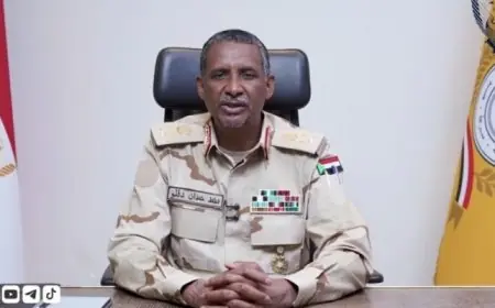 حميدتى يعلن عن هدنة إنسانية من جهة واحدة مع تفاقم أزمة النزوح في السودان